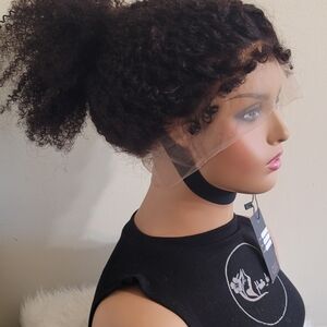 Curly Brown Lace Front Wig